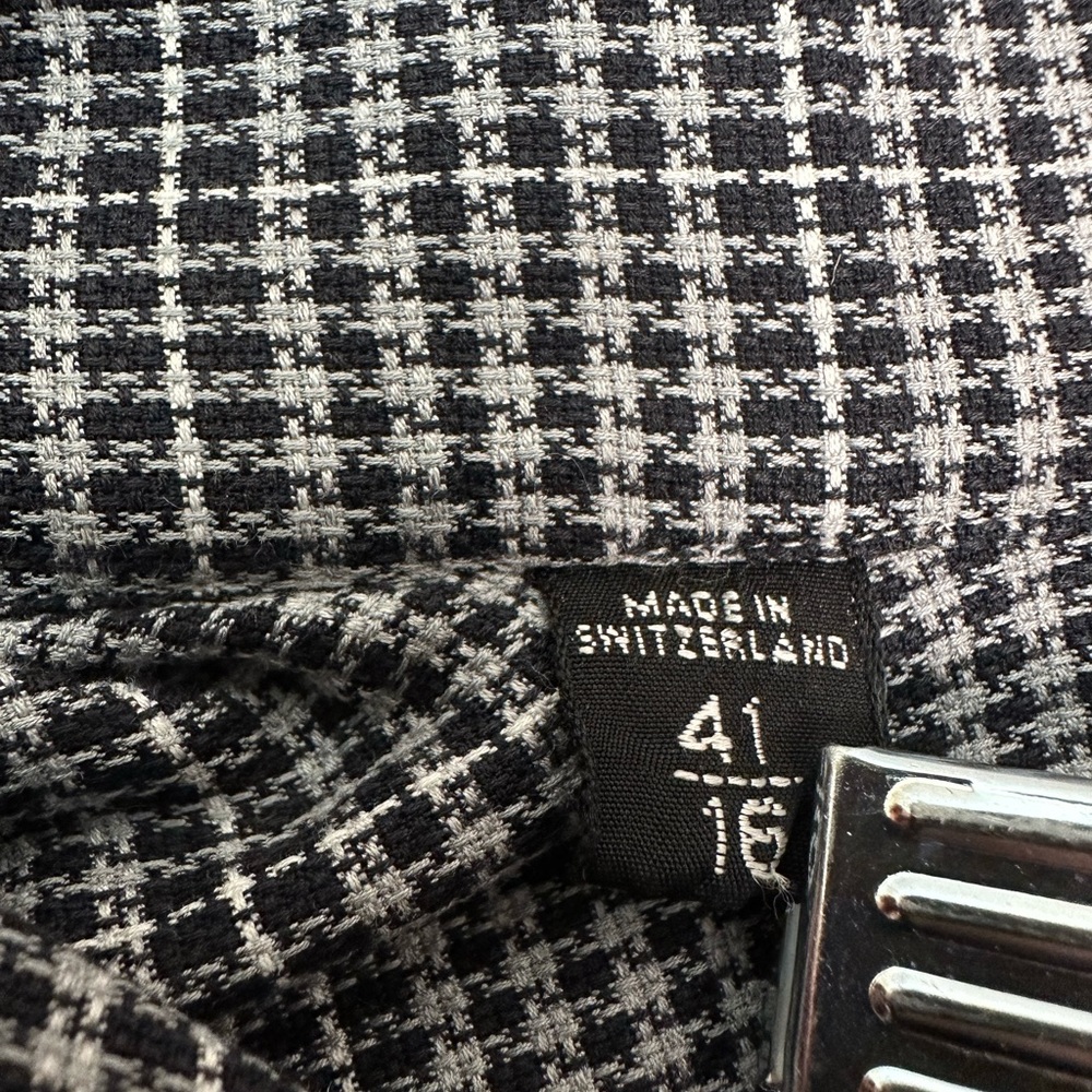 Tom Ford Micro Checked Button Down Long Sleeve Dr… - image 4